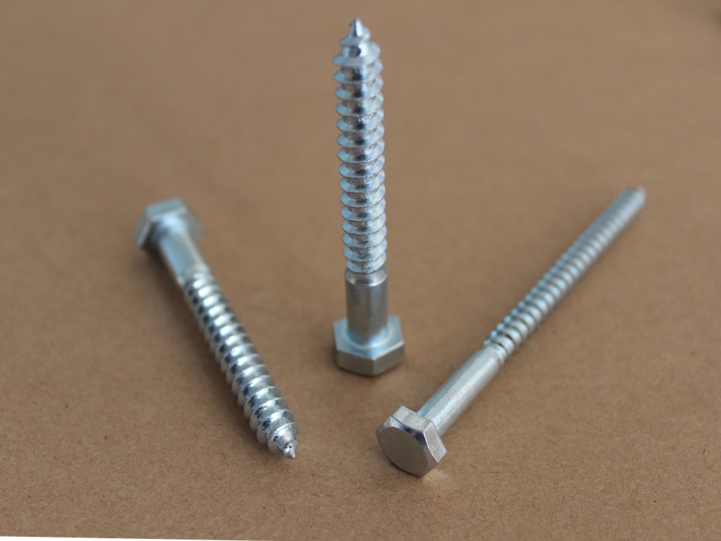 M8 x 75 Hex Coach Lag Bolts A2 Stainless Steel DIN 571-50 PK Wood Screws 