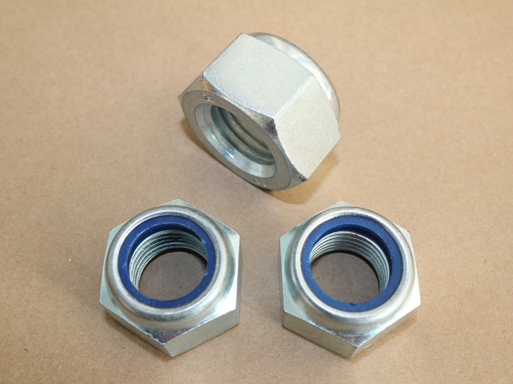 8mm Nyloc type nylon insérer lock nuts DIN 985 A2 Acier Inoxydable M8