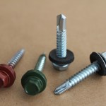 Self Drilling Screw with EPDM Washer Painted Head