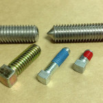 square bolt with nylon patch